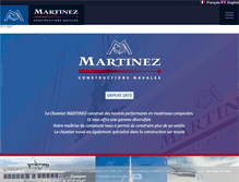 Tablet Screenshot of martinez-constructions-navales.fr
